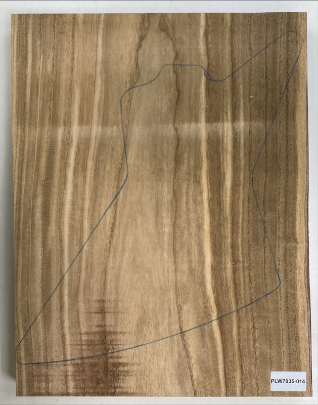 Body Paulownia, 1-tlg., Schoko, 620x470x45mm Einzelstück #014